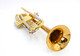 Manchester Brass Professional Bb Trumpet in Clear Lacquer with Gold Brass Bell