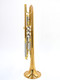 Manchester Brass Professional Bb Trumpet in Clear Lacquer with Gold Brass Bell