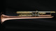 Getzen 900DLX Eterna Deluxe Model Bb Trumpet in Clear Lacquer with copper bell!