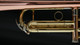 Getzen 900DLX Eterna Deluxe Model Bb Trumpet in Clear Lacquer with copper bell!