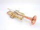 Getzen 900DLX Eterna Deluxe Model Bb Trumpet in Clear Lacquer with copper bell!