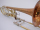 Pre-owned Shires Bass Trombone with unlacquered red brass bell