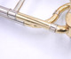 Pre-Owned  Shires Large Bore Tenor Trombone with F Attachment and Pre-Eastman Bell in Clear Lacquer