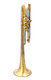 Wonderful  Pre-Owned Chicago Monette STC Eb Trumpet in Raw Brass