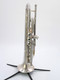  Vintage 1935 Conn 80A  Cornet in Silver Plate with Quick Change Tuning!