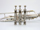 Vintage 1935 Conn 80A  Cornet in Silver Plate with Quick Change Tuning!