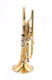 From The Fred Mills Collection: Yamaha YTR-6610S Eb Trumpet/Cornet Hybrid in Gold Plate