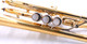From The Fred Mills Collection: Yamaha YTR-6610S Eb Trumpet/Cornet Hybrid in Gold Plate