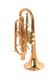The CarolBrass CCR-9990RSM Bb Cornet in Clear Lacquer 