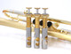 Taylor Piranha Trumpet in Clear Lacquer w/ Polished Accents and Bell and Bauerfeind valves