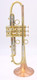 Taylor Piranha Trumpet in Clear Lacquer w/ Polished Accents and Bell and Bauerfeind valves