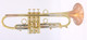 Taylor Piranha Trumpet in Clear Lacquer w/ Polished Accents and Bell and Bauerfeind valves