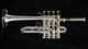 Open box awesome deal!    Shires Model 9Y Custom Series Piccolo Trumpet in Silver Plate!