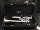Open box awesome deal!    Shires Model 9Y Custom Series Piccolo Trumpet in Silver Plate!