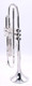 The Bell BT3-350 w/ 370G Bell  All-Around Trumpet in silver plate SN: 1660