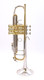 Bach Stradivarius 43 Bb Trumpet in Clear Lacquer with "Sterling Silver Plus" Bell