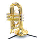 Back in stock!  Carol Brass  CPT 4000-yls  Pocket C Trumpet in lacquer!