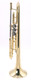 Getzen 907DLX Eterna Deluxe Trumpet in clear lacquer