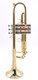 Getzen 907DLX Eterna Deluxe Trumpet in clear lacquer