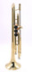 Getzen 907DLX Eterna Deluxe Trumpet in clear lacquer