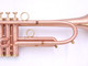 Copper Masterpiece! Bell BT3-350-430 Trumpet in Clear Lacquer 