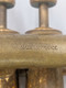 From Trent's Collection!  1940 French Besson Brevete'  Trumpet in Raw Brass 