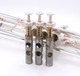 The Classic Commercial Sound! Pre-Owned Calicchio 1s/2 Trumpet in Silver Plate 