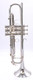 The Classic Commercial Sound! Pre-Owned Calicchio 1s/2 Trumpet in Silver Plate 