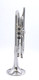 Pre-Owned Yamaha 6610s Eb/D Trumpet in Silver Plate 