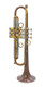 Pre-Owned Del Quadro "Grizzly" Trumpet in Raw Brass 