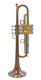 Pre-Owned Del Quadro "Grizzly" Trumpet in Raw Brass 