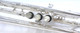 Custom Edwards Gen III Bb Trumpet in silver plate