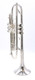 Custom Edwards Gen III Bb Trumpet in silver plate