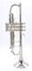 Custom Edwards Gen III Bb Trumpet in silver plate