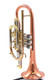 Amazing  Getzen 3850 Custom Series cornet in Clear Lacquer 