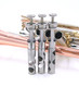 Amazing  Getzen 3850 Custom Series cornet in Clear Lacquer 