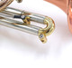 Amazing  Getzen 3850 Custom Series cornet in Clear Lacquer 