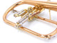  Red Brass Beauty! Carol Brass 6200-rss Flugelhorn in  clear lacquer
