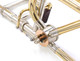 Demo Adams TB1 Tenor Trombone Yellow Brass Bell with Rotary Valve and 3 Main Tuning Slides