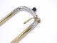 Adams TB1 Tenor Trombone with Yellow Brass Bell and open flow valve 