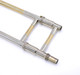Adams TB1 Tenor Trombone with Yellow Brass Bell and open flow valve 