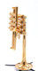 Pre-Owned Stomvi Combi Piccolo Trumpet in Gold Plate 