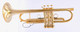  Monette B993 Trumpet in Gold Plate with case and STC3  B2 mouthpiece