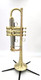 Pristine Condition Pre-Owned Charlie Melk C Trumpet with Bach 239 Bell in Brushed Lacquer