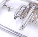 Pre-Owned Getzen Eterna 4 Valve Flugelhorn in Silver Plate 