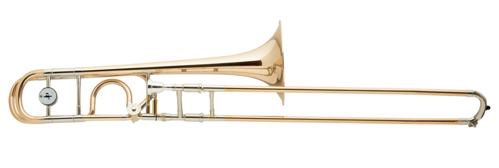 Manchester Brass Professional Tenor Trombone in Lacquer with Red Brass Bell