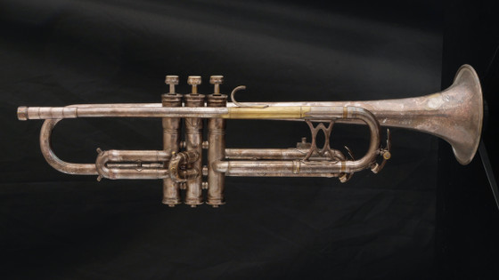 KING SILVER SONIC LIBERTY TRUMPET 1930's