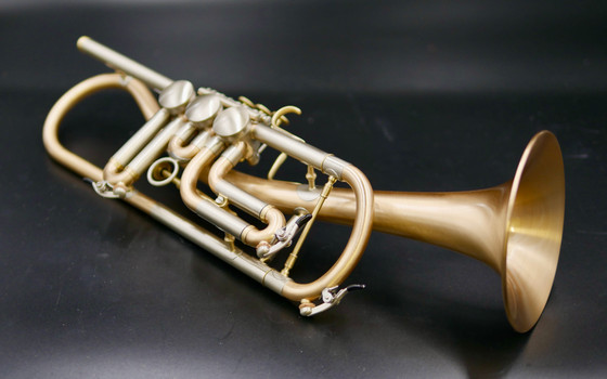 Schagerl Ganschhorn Heavy Trumpet in brushed satin lacquer TPT