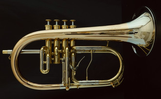 Shop Demo Adams F4 Selected Series Flugelhorn in Clear Lacquer: Extended range beauty! 
