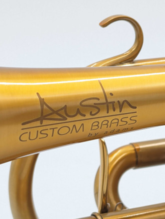 Prototype Austin Custom Brass by Adams Cornet in satin gold lacquer